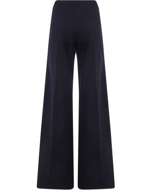 Blumarine Wool Trousers - Blue