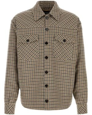 Dolce & Gabbana Embroidered Wool Jacket - Grey