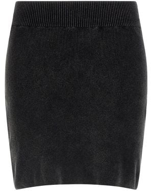 Alexander Wang Chenille Skirt - Black
