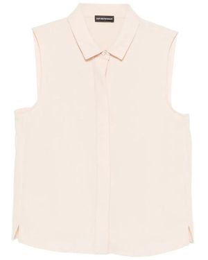 Emporio Armani Sleeveless Blouse - White