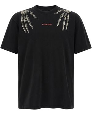 44 LABEL Printed T-Shirt - Black