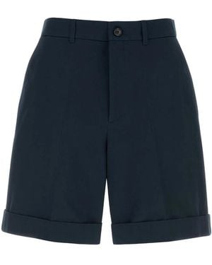 Valentino Garavani Bermuda Ricamo V Logo - Blue