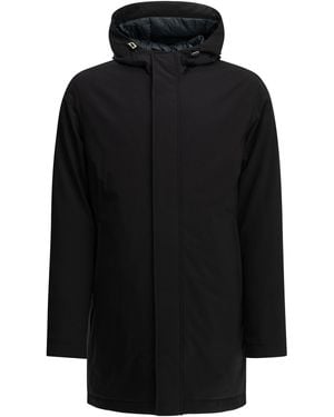 Herno Long Down Jacket - Black