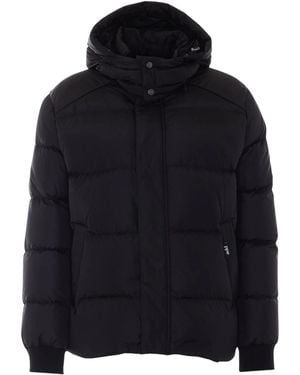 Add Hooded Ped Down Jacket - Blue