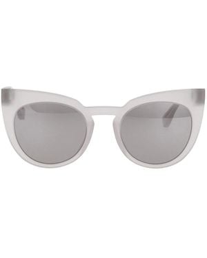 Mykita Raw Coconut Water Warm Flash Acetate Sunglasses - Gray