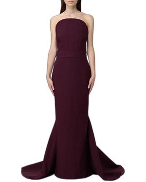 Solace London Citra Long Dress - Purple