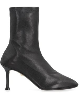 ALEVI Etienne Leather Ankle Boots - Black