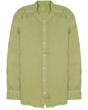 120% Lino Camicia - Green