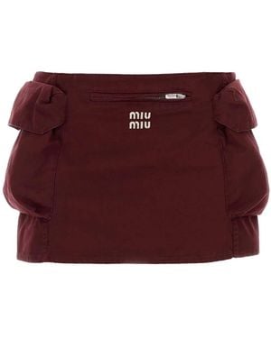 Miu Miu Gonne - Purple