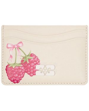 Ganni Bou Card Holder - Pink