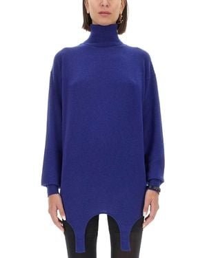 Saint Laurent Cashmere Pullover - Blue