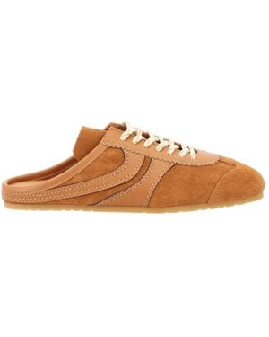 Dries Van Noten Suede Sneakers - Brown