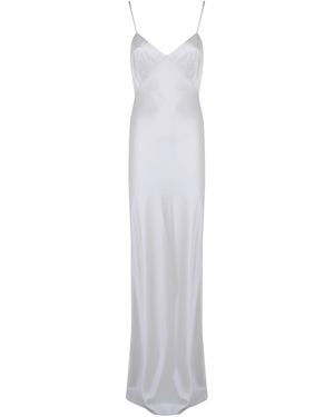 Max Mara "Maroso" Silk Dress - White