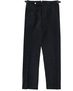 BOSS Pantalone Sartoriale Con Pieghe - Blue