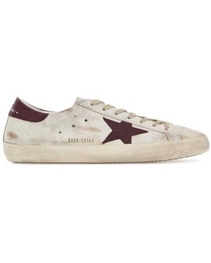 Golden Goose Deluxe Brand Chalk Leather Super Star Trainers - Multicolour