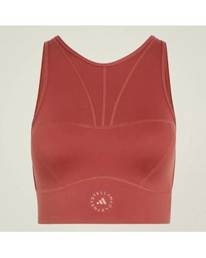 adidas By Stella McCartney Adidas By Stella Mccartney Asmc Tpr Cr Top - Red
