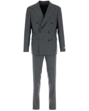 Canali Abito Doppio Petto - Black