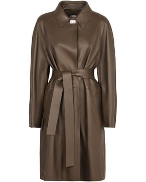 Fendi Leather Jacket - Brown