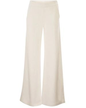 Dondup Wide Leg Trousers - White