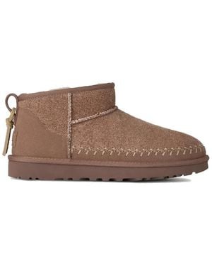 UGG Classic Ultra Mini Biarritz Boots - Brown