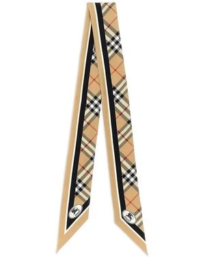 Burberry Leather Reversible Belt - Metallic