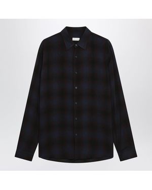 Dries Van Noten Checkpattern Viscose Shirt - Black