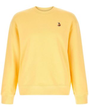 Maison Kitsuné 'Dreaming Fox' Sweatshirt - Yellow