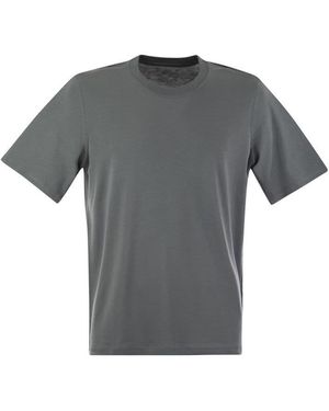 Majestic Short-Sleeved T-Shirt - Gray