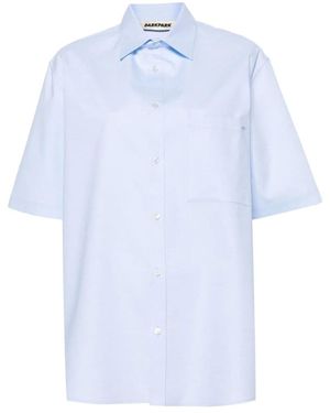 DARKPARK Oversized Cotton Shirt - White