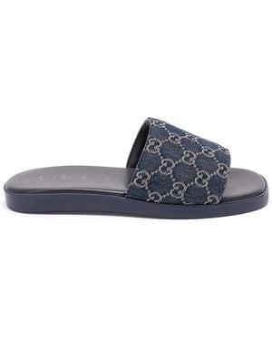 Gucci 'Charlie' Slides - Blue