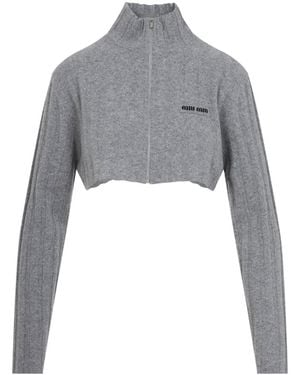 Miu Miu Cardigan - Grey