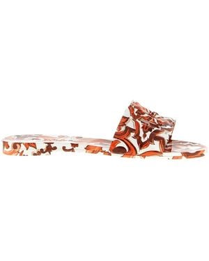 Dolce & Gabbana Dolce & Gabbana 'Bianca' Slides - Orange