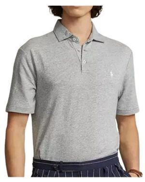 Ralph Lauren 100% Cotton T-Shirt Elegance - Grey