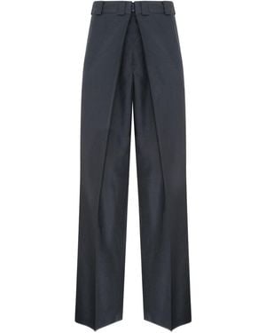 Givenchy Wool Mohair Pants - Blue