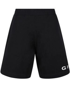 Givenchy Fleece Shorts - Black