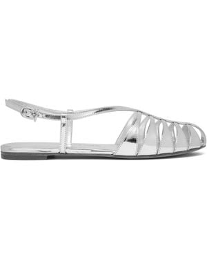 Ferragamo Leather Sandal - White