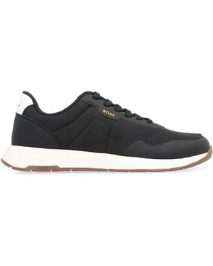 BOSS Titanium Low-Top Sneakers - Black