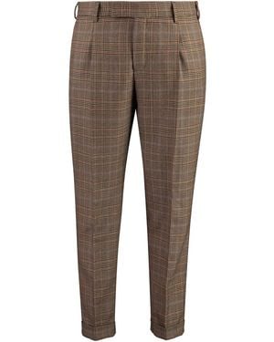 PT01 Virgin Wool Pants - Brown