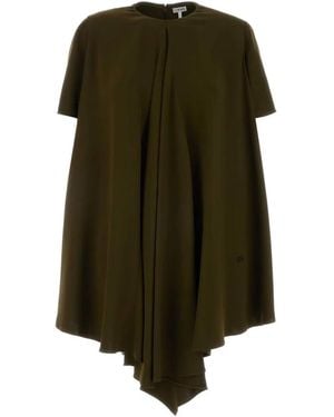 Loewe Trapeze Dress - Green