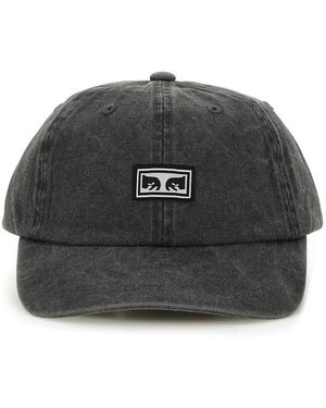 キャップ OBEY \"ICON EYES PIGMENT 6 PANEL\" BASEBALL HAT Obey Icon Eyes Cap - Pigment Black | Flatspot