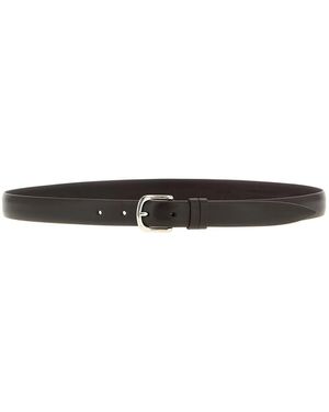ZERBINI CLAUDIO Leather Belt - Black