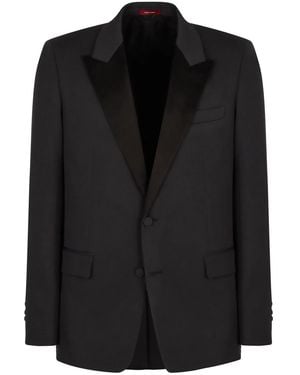 Gucci Stretch Wool Two-Pieces Suit - Black