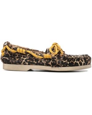 Golden Goose Boat Moccasins - White
