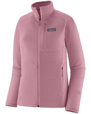 Patagonia R1 Jkt Tailored Grid Active Jacket - Pink