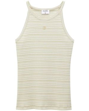 Filippa K Striped Tank Top - Natural