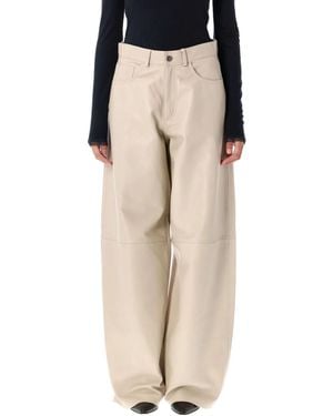 Haikure Wide Leg Pants - Natural