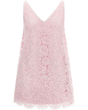 Self-Portrait Self Portrait Sequin Lace Dress - Pink