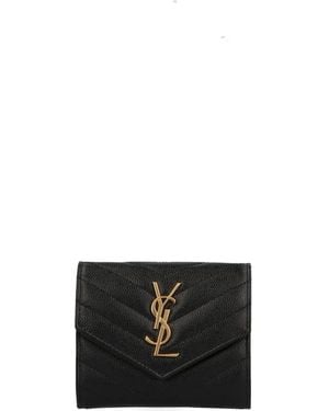 Saint Laurent 'Envelop' Wallet - Black
