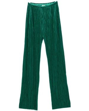 forte_forte Pleated Trousers - Green