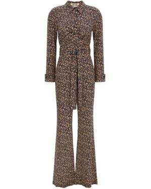 Diane von Furstenberg 'Michele' Jumpsuit - Multicolour
